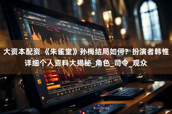 大资本配资 《朱雀堂》孙梅结局如何？扮演者韩惟详细个人资料大揭秘_角色_司令_观众